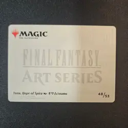 Yuna, Hope of Spira - Art Series 48/53 - Final Fantasy MTG - Art Card - Image 2