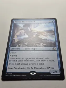 Faerie Mastermind March of the Machine Regular MOM 0058 R MTG rare card flying - Image 2