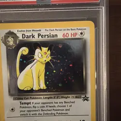 Pokemon TCG Dark Persian Holo Promo Card 17 PSA 9 - Image 2