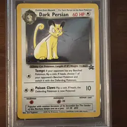 Pokemon TCG Dark Persian Holo Promo Card 17 PSA 9 - Image 3