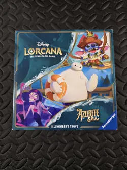 Disney's Lorcana Azurite Sea Illumineers Trove Box Set New Sealed Disney Cards - Image 1
