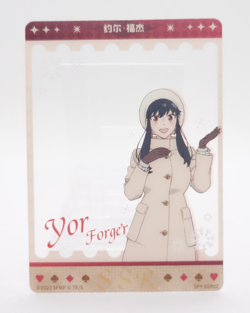 Yor Spy x Family Clear Transparent Card.Fun Anime Collectible Trading Card - Image 1