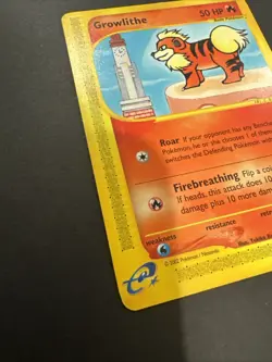 GROWLITHE - 80/147 - Aquapolis - Common - Pokemon Card - LP+ Vintage E-Reader - Image 3