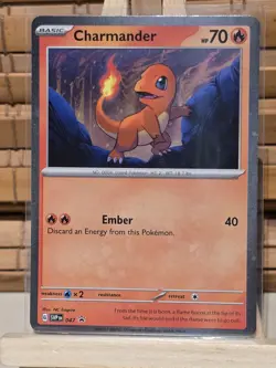 Charmander - 047 (Cosmos Holo) 047 Sv: Scarlet & Violet Promo Cards Holo - Image 1