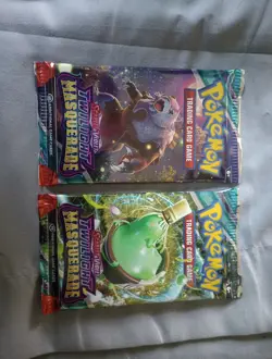 Two (2) Pokemon Twilight Masquerade Booster Pack - 10 Cards Per Pack - SEALED - Image 1