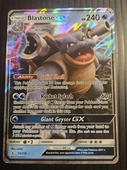 Blastoise GX 35/214 Unbroken Bonds Ultra Rare Holo Pokemon Card 35/214 - Image 1