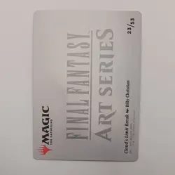 Cloud's Limit Break 23/53 Gold Stamped Signature MTG Final Fantasy Art Series - Image 2