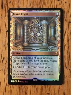 Mtg - Mana Crypt - Kaladesh Inventions - Foil - Legacy - Edh - WATCH VIDEO! ^_^ - Image 1