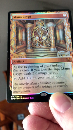 Mtg - Mana Crypt - Kaladesh Inventions - Foil - Legacy - Edh - WATCH VIDEO! ^_^ - Image 2