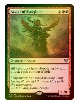 Avatar of Slaughter Foil Commander Masters MTG - Image 1