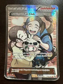 Pokemom Fan Club 106/106 DMG Pokemon TCG XY Flashfire - Image 1