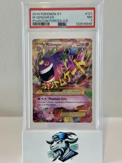 2014 Pokemon M Gengar EX #121 Phantom Forces Ultra Rare PSA 7 Mega Evolution - Image 1