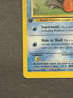 Pokemon Shellder - Fossil 54/62 - 1st Edition - Common - Vintage WOTC - Image 4