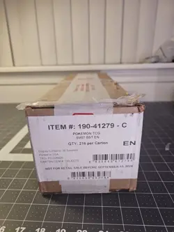 Pokemon TCG Stellar Crown Booster Box Case (Unopened) - Image 1