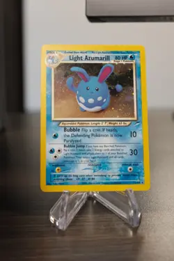 Pokemon TCG Light Azumarill Neo Destiny 13/105 Holo Unlimited Holo Rare MP - Image 1