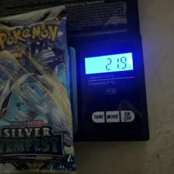 VERY HEAVY!! ?? 21.9g! Sleeved Silver Tempest Pokemon TCG Sealed Booster Pack - Image 2