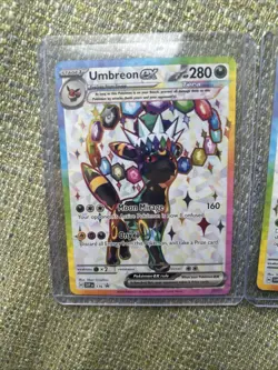 Pokemon TCG Umbreon Ex Espeon Ex Svp 175 176 Promo Pair NM Prismatic Evolution - Image 2