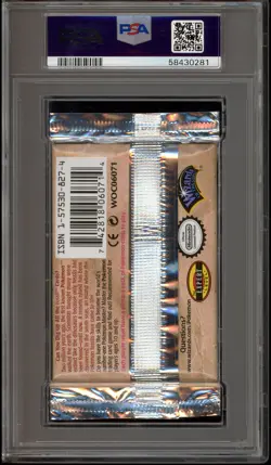 Pokemon Fossil 1st Edition Aerodactyl Art Authentic Sealed Booster Pack PSA 9 - Image 2
