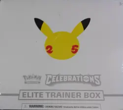 Nintendo Pokemon TCG Celebrations Elite Trainer Box for sale online - Image 1