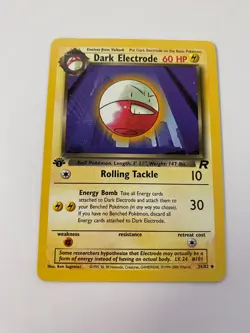 Dark Electrode 34/82 Pokemon Team Rocket 1st Uncommon NM/MINT 2000 box-S3 - Image 1