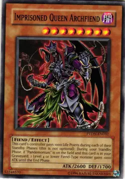 Imprisoned Queen Archfiend Common PTDN-EN032 - Image 1