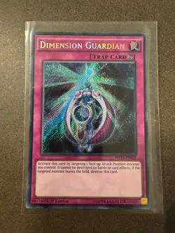 Dimension Guardian - MVP1-ENS24 - Secret Rare - 1st Edition Near Mint Yugioh! - Image 1