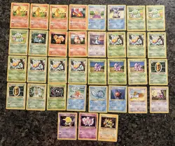 Pokemon Base Set Shadowless HUGE Card Lot LP - Image 1
