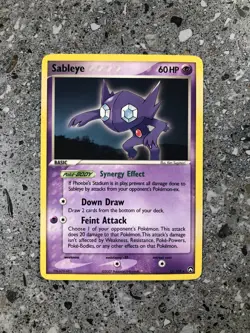 Pokemon TCG Cards Sableye 22/108 Power Keepers Rare NM - Image 1