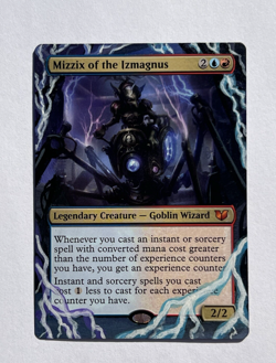 MTG Mizzix Of The Izmagnus, Hand Painted Altered Card EDH Commander Magic Alter - Image 1
