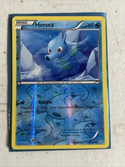 Pokemon Card Horsea 30/160 XY - Primal Clash Reverse Holo - Image 1