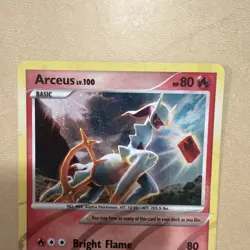 Arceus AR3 Platinum Arceus Holo Rare Pokemon Card MP - Image 2