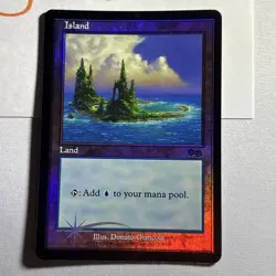 MTG Foil Island Arena Promo 1 Of 2 Urza’s Saga - Image 3