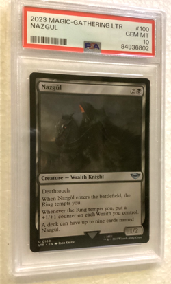 PSA 10 - Nazgul - LOTR Lord of the Rings - Tales From Middle Earth - MTG #100 - Image 1