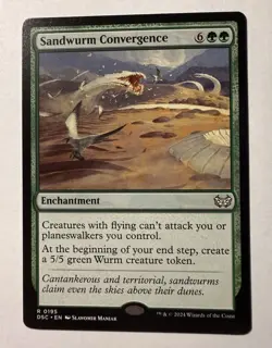 Sandwurm Convergence R Commander: Duskmourn: House of Horror 195 NM - Image 1