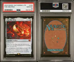 2023 Magic Gathering Lord Rings One Ring #246 PSA 10 #8134 - Image 3