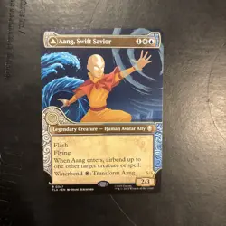 MTG Avatar ELEMENTAL SHOWCASE R Aang, Swift Savior #0347 - Image 1