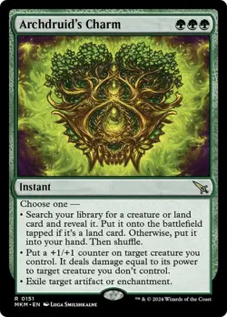 Archdruid's Charm [Murders at Karlov Manor] MTG - Image 1