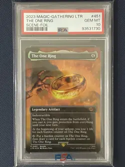 2023 MTG LOTR - THE ONE RING #451 - PSA 10 (pls read item desc) - Image 1