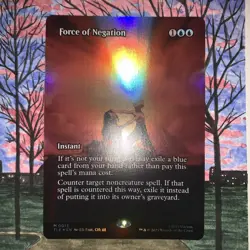 Force Of Negation Full Art Foil NM MTG Avatar the last Airbender - Image 1