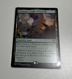 MTG MAGIC Yavimaya, Cradle of Growth - 261/303 - Modern Horizons 2 NM Mint 2021 - Image 1