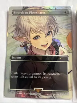 MTG Final Fantasy Swords To Plowshares&Alphinaud Foil Promo (FA) MagicConLV 2025 - Image 2