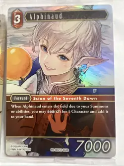 MTG Final Fantasy Swords To Plowshares&Alphinaud Foil Promo (FA) MagicConLV 2025 - Image 3