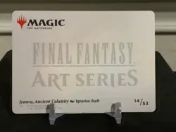 MTG Final Fantasy Art Series Jenova Ancient Calamity Gold Stamped 14/53 - Image 2