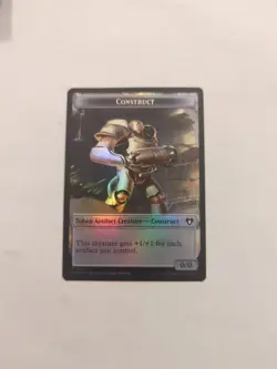 Elemental (0024) Construct (0041) Token *FOIL* Commander Masters NM MTG - Image 2