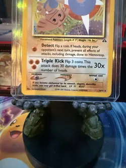 Pokemon TCG - Hitmontop - 3/75 - Rare - Holo - Neo Discovery [Moderately Played] - Image 3
