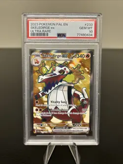 Pokemon TCG: Skeledirge ex 233/193 Sv02: Paldea Evolved Holo PSA 10 - Image 1