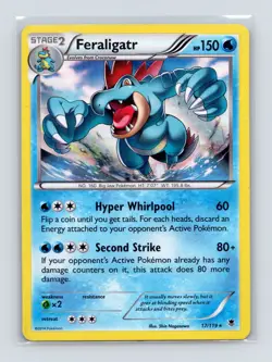 Pokemon TCG Feraligatr 17/119 XY - Phantom Forces Holo MP - Image 1