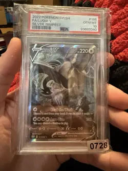 Pokemon 2022 Lugia V 186/195 Alt Art Silver Tempest GEM MINT PSA 10 - Image 1