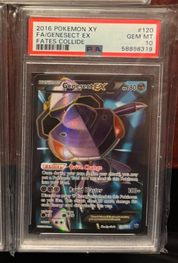 Pokemon 2016 XY Fates Colide Full Art GENESECT EX #120 PSA 10 Gem Mint RARE - Image 1