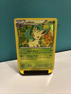 2013 Pokemon Black & White Black Star Promos Leafeon HP 90 BW87 - Image 1